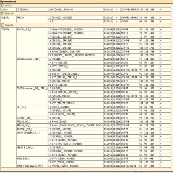 Колодки тормозные задние дисковые для Тойота, Субару, Лексус, Лифан, WII AUTO 0446676010/LT045 — изображение 2