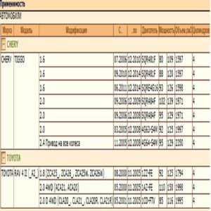 Колодки тормозные задние для Тойота РАВ 4, Чери Тигго, Вортекс Тинго WII AUTO 04466-42010/LT055