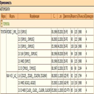 Колодки тормозные передние для Тойота РАВ 4 второго поколения, Пикник WII AUTO 04465-42070/LT025