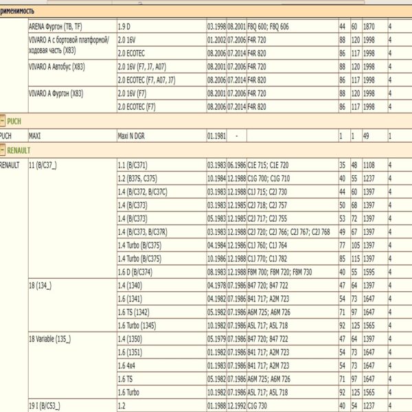 Фильтр масляный для Рено, Ниссан, Лада WII AUTO 9110718/LT080 — изображение 6